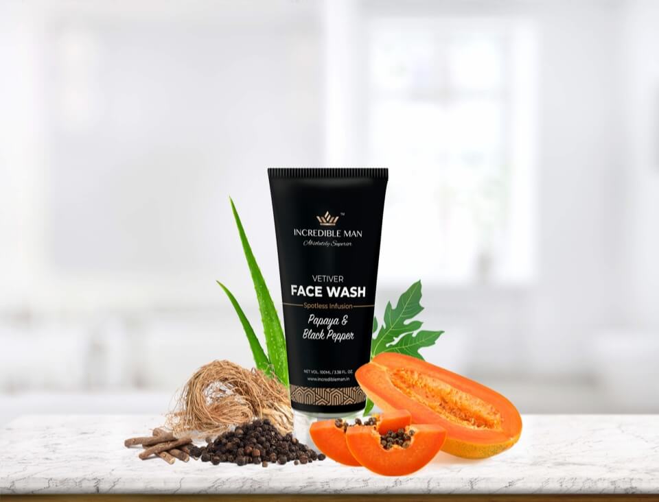 Incredible-Man-Papaya-and-Black-Pepper-Face-Wash-Ingredients