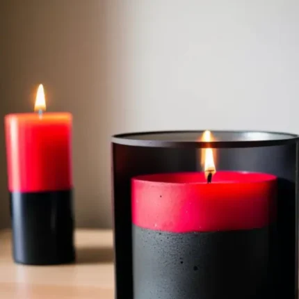Contrast candle