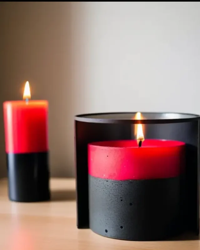 Contrast candle