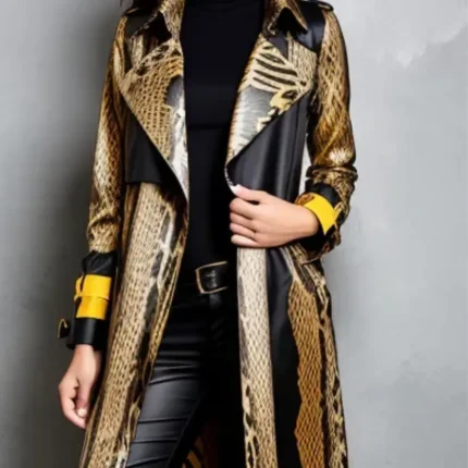 Maxi leather coat