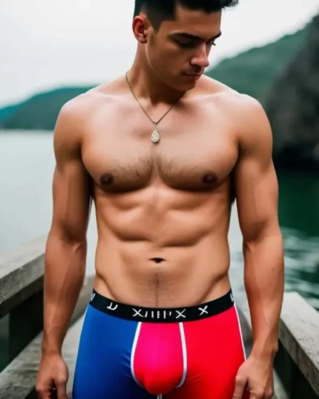 Colour block boxer briefs