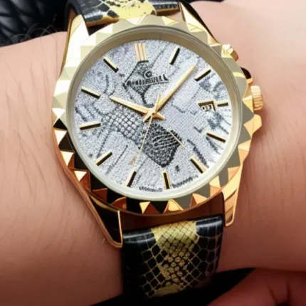 Snake skin watch